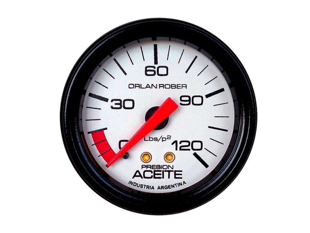 Manómetro de presión de aceite mecánico