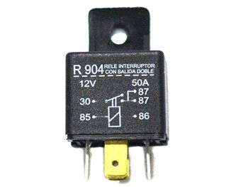 Relé mini universal 12V 40A 5 terminales