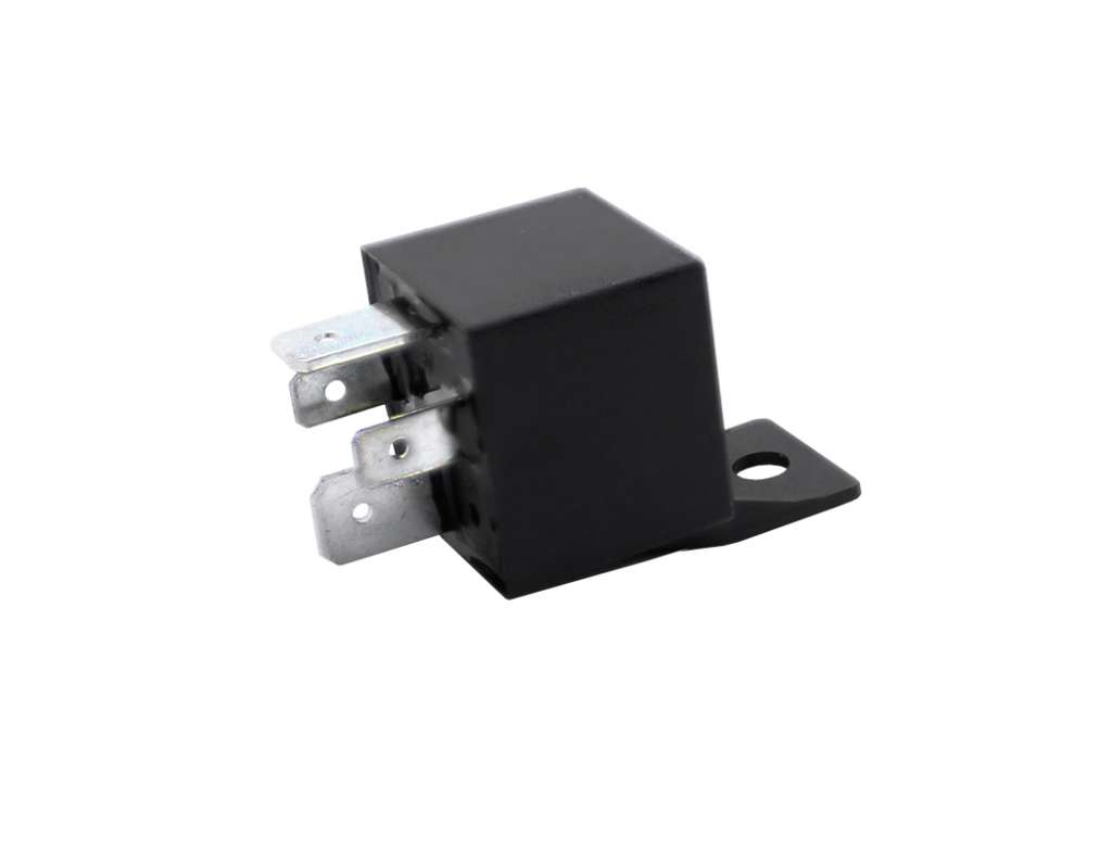 RELAY MINI UNIV. 12V. 70AMP. 4T REF. C/SOPORTE