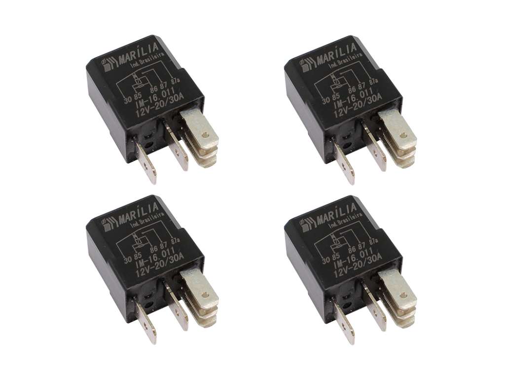 RELAY MINI 12V 30A KIT