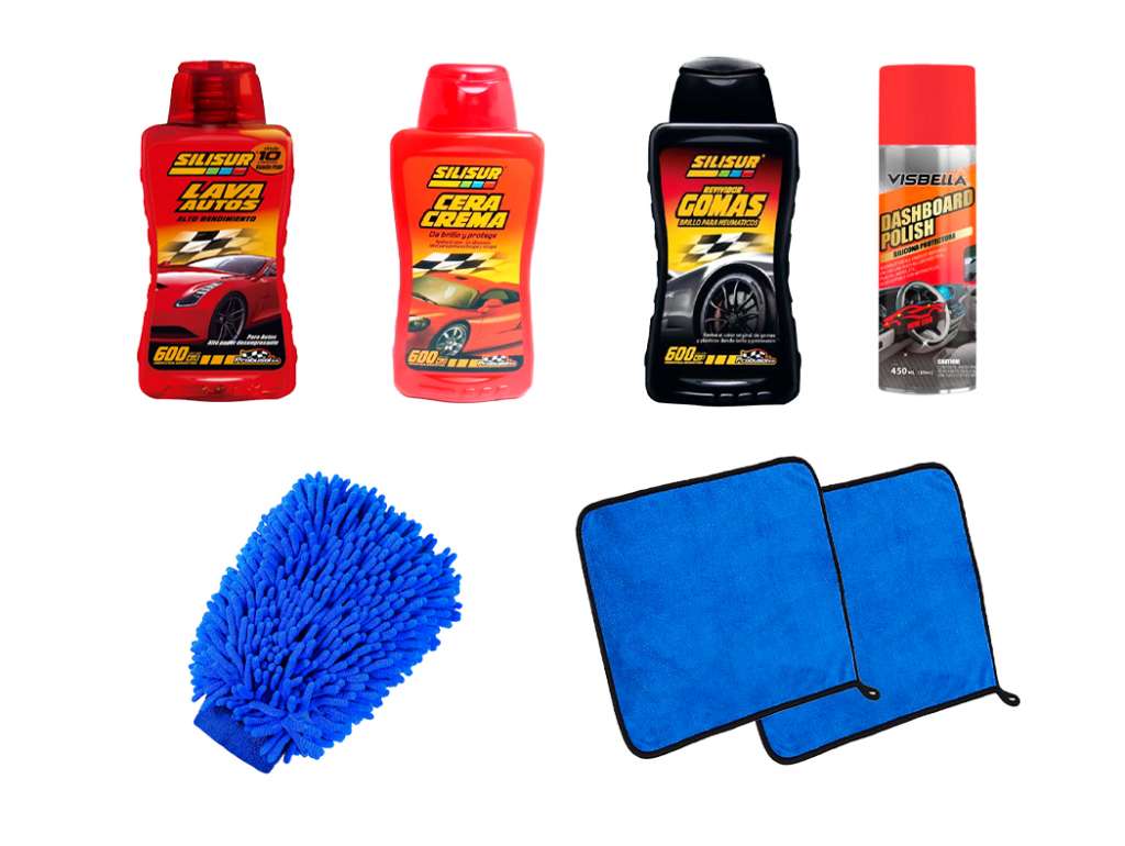 Kit de lavado automotriz