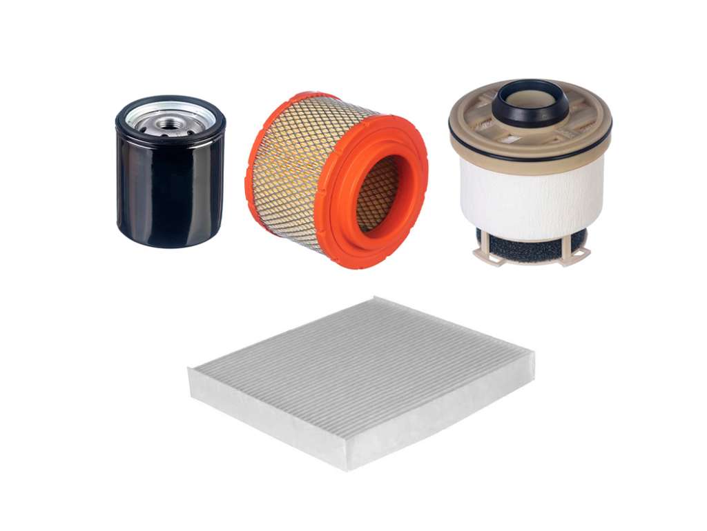 Kit de filtros de servicio para Toyota Hilux 2.5 TD y 3.0 TD