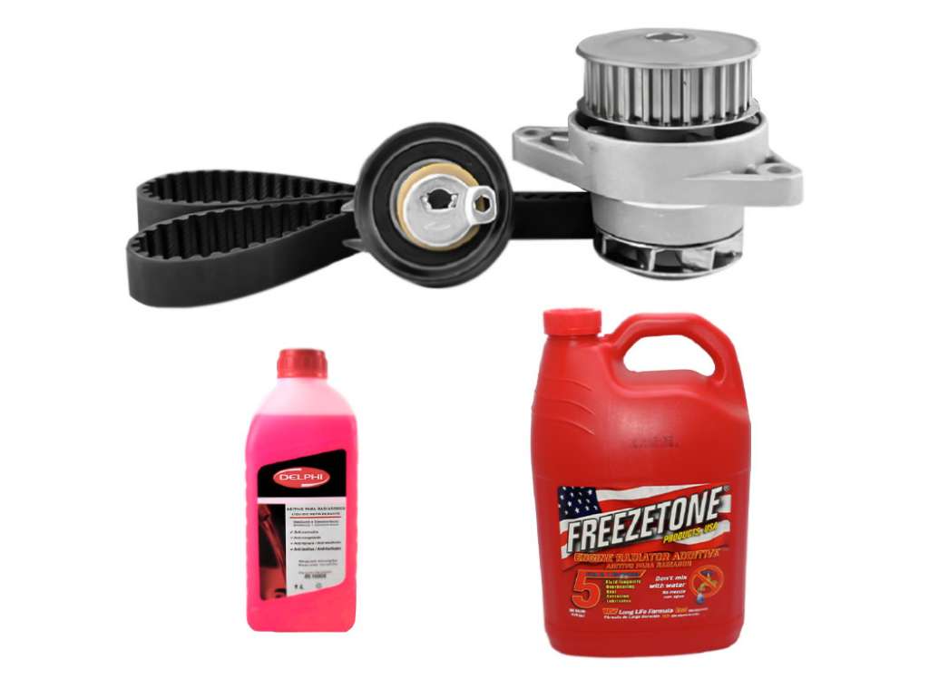 RULEMAN TENSOR VW V 1.6/1.0 DIST C/BOMBA C/LIQ. REFRIGERANTE KIT