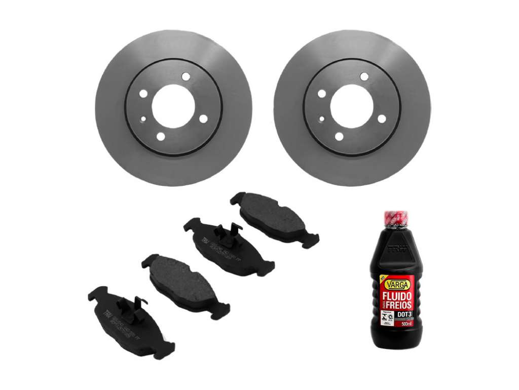 Kit de Discos y Pastillas de Freno Delanteros