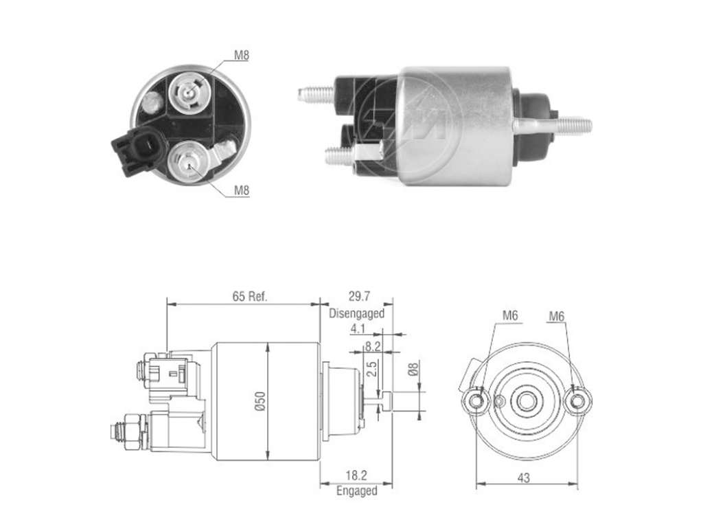 SOLENOIDE N-DENSO TO RAV4 08/ 12V.