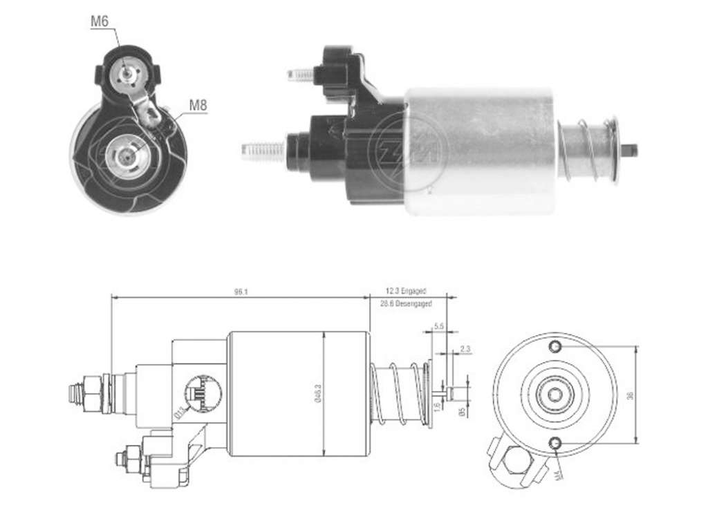 SOLENOIDE N-DENSO FI PALIO/MOBI/JEEP RENEGADE