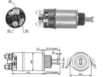 SOLENOIDE LUCAS JOHN DEERE