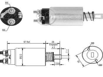 SOLENOIDE HITACHI NI /ETC 24V