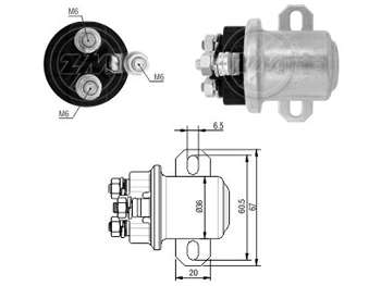 SOLENOIDE DELCO MB CAMIONES NUEVOS AUX 24