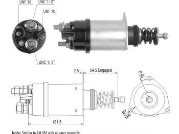 SOLENOIDE DELCO SERIE 42MT 12V.