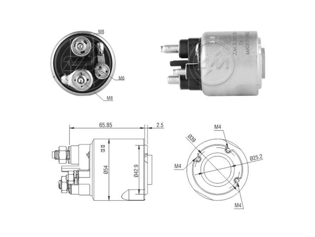SOLENOIDE VALEO FO FIESTA/ECOSPORT/FOCUS
