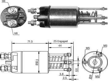 solenoide de marcha