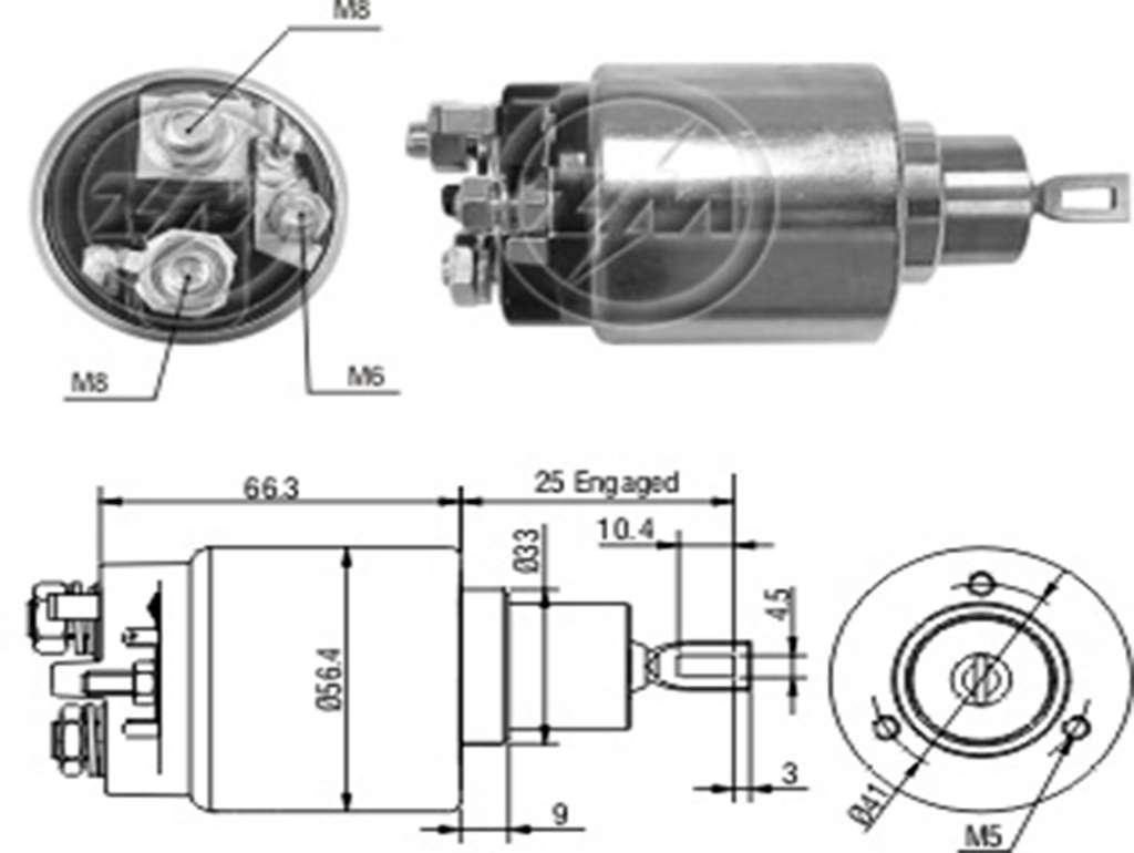 SOLENOIDE BOSCH NI SENTRA BOSCH