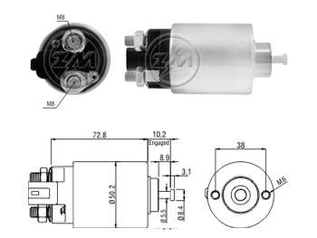 SOLENOIDE VALEO HY ELANTRA/I30 07/.. KIA BONGO