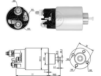 SOLENOIDE MITSUBISHI FI PALIO WEEKEND 12V.