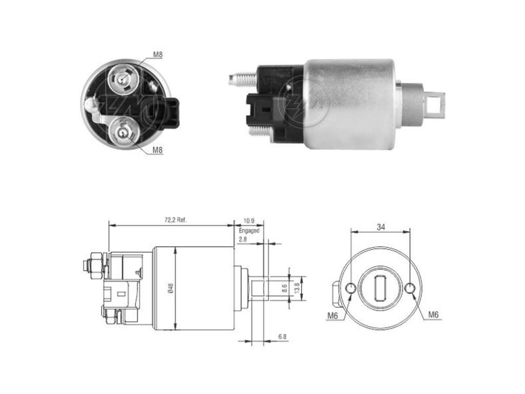 SOLENOIDE N-DENSO TO YARIS/HILUX/COROLLA 1.8 03/16
