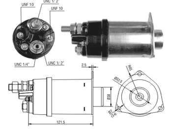 SOLENOIDE DELCO INTERNACIONAL CAMION 12V