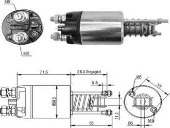 solenoide de avance de encendido