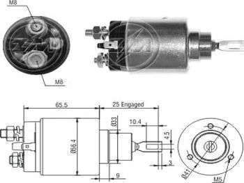 SOLENOIDE BOSCH RE CLIO/19