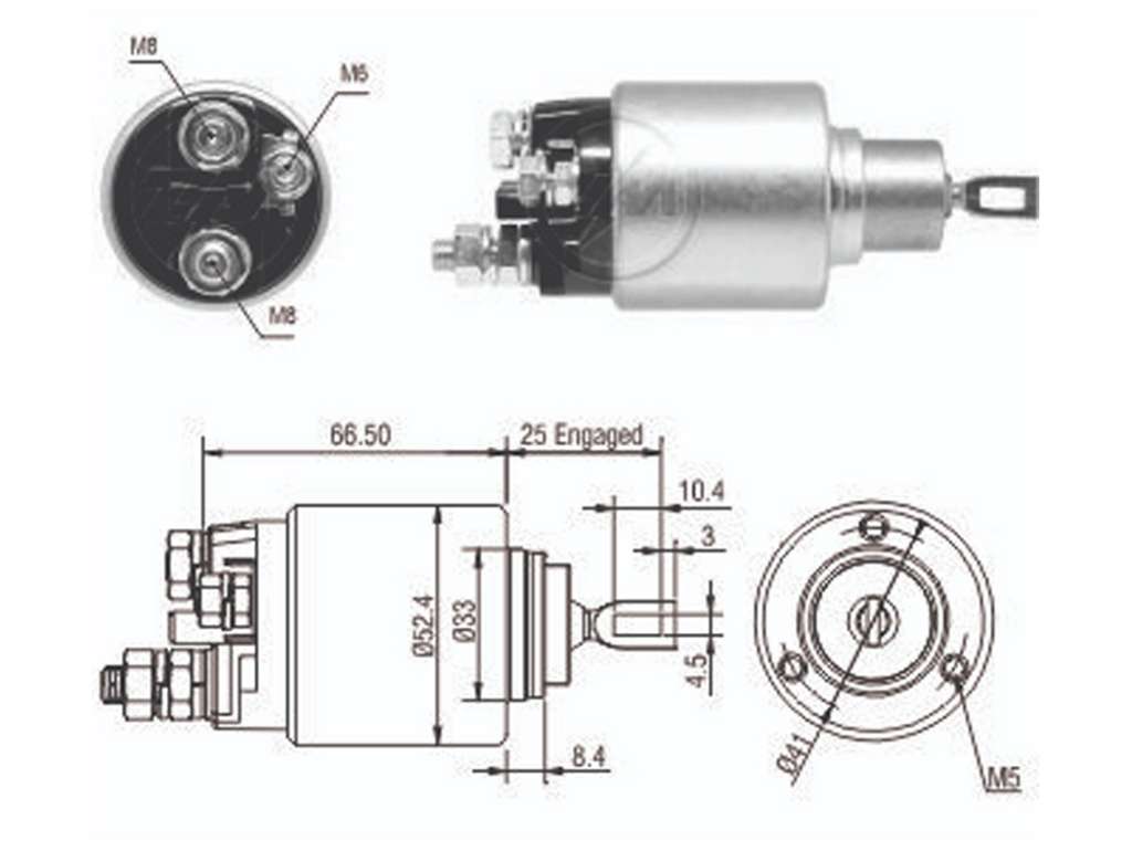 SOLENOIDE BOSCH FI STRADA 1.8 8V E-TORQ