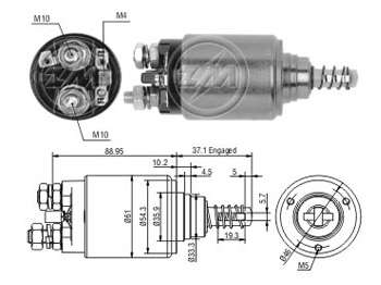 SOLENOIDE BOSCH MB/DEUTZ/VO/RE 24V.