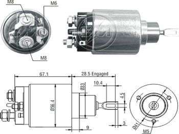 SOLENOIDE BOSCH GM ASTRA