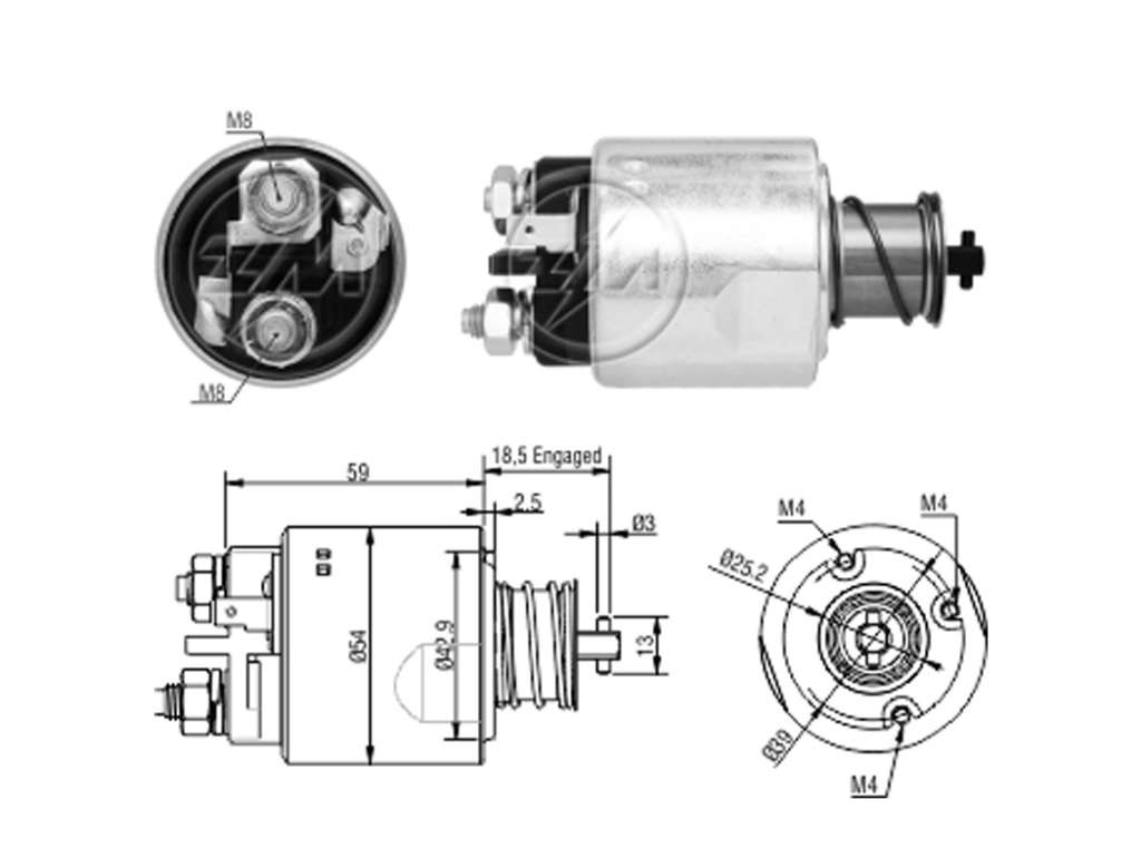 Solenoide de arranque