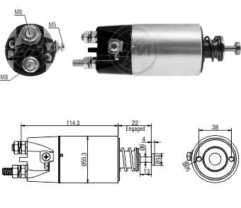 SOLENOIDE MITSUBISHI ELEVADOR MOTOR MI 24V