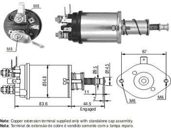 SOLENOIDE LUCAS C/OREJAS