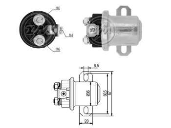 SOLENOIDE DELCO MB CAMIONES NUEVOS AUX 24