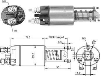 SOLENOIDE MARELLI FI UNO/ETC.DIESEL 12V