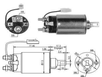 SOLENOIDE MITSUBISHI MA 2200/2500 12V
