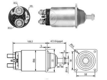 SOLENOIDE BOSCH SC SERIES DS/DSC 24V.