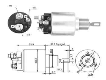 SOLENOIDE BOSCH FI UNO/DUNA ARGENTINO