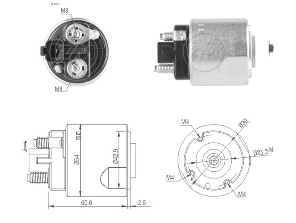 Solenoide de transmisión automática