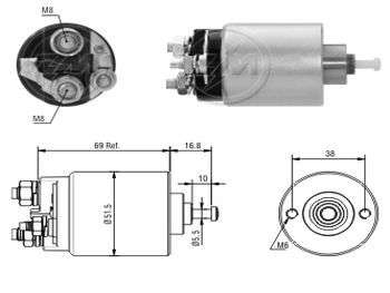 SOLENOIDE MOTOROLA FO FIESTA/FOCUS