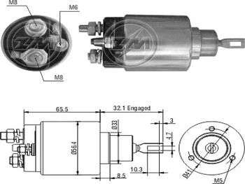 SOLENOIDE BOSCH FI DUCATO 2.5 DSL