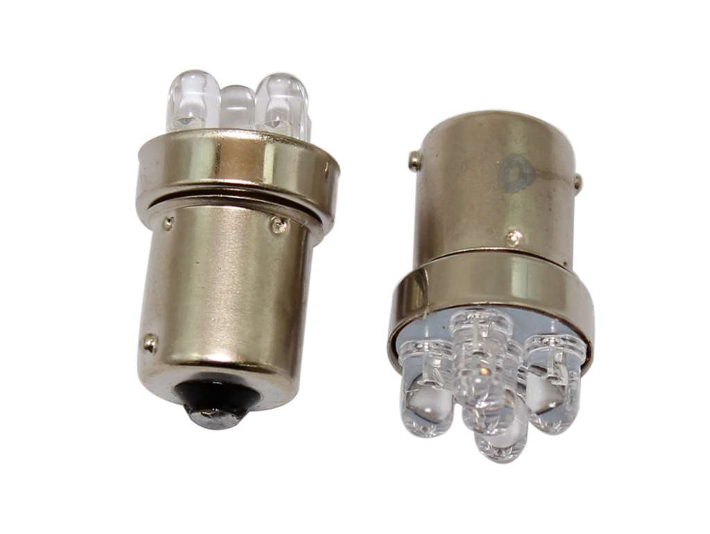 Lámpara LED 24V 1 Polo 5W 15S Roja