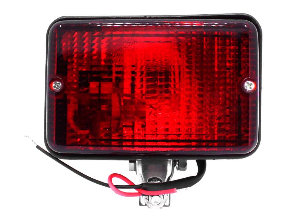 Faro trasero universal rectangular 120x79 freno