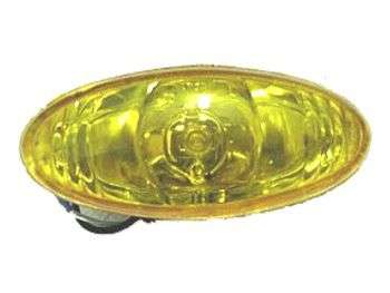 FARO CAMINERO UNIV. 90mm OVAL AMBAR C/U