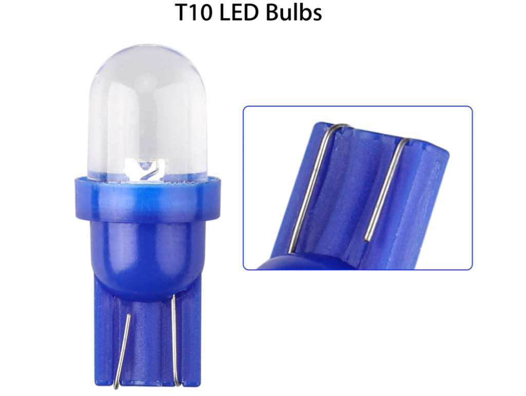 LAMPARA LED 24V. 5W C/IMPRESO AZUL JGO