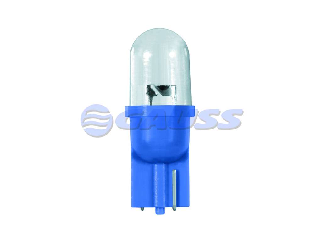 Lámpara LED 12V 5W con impreso azul