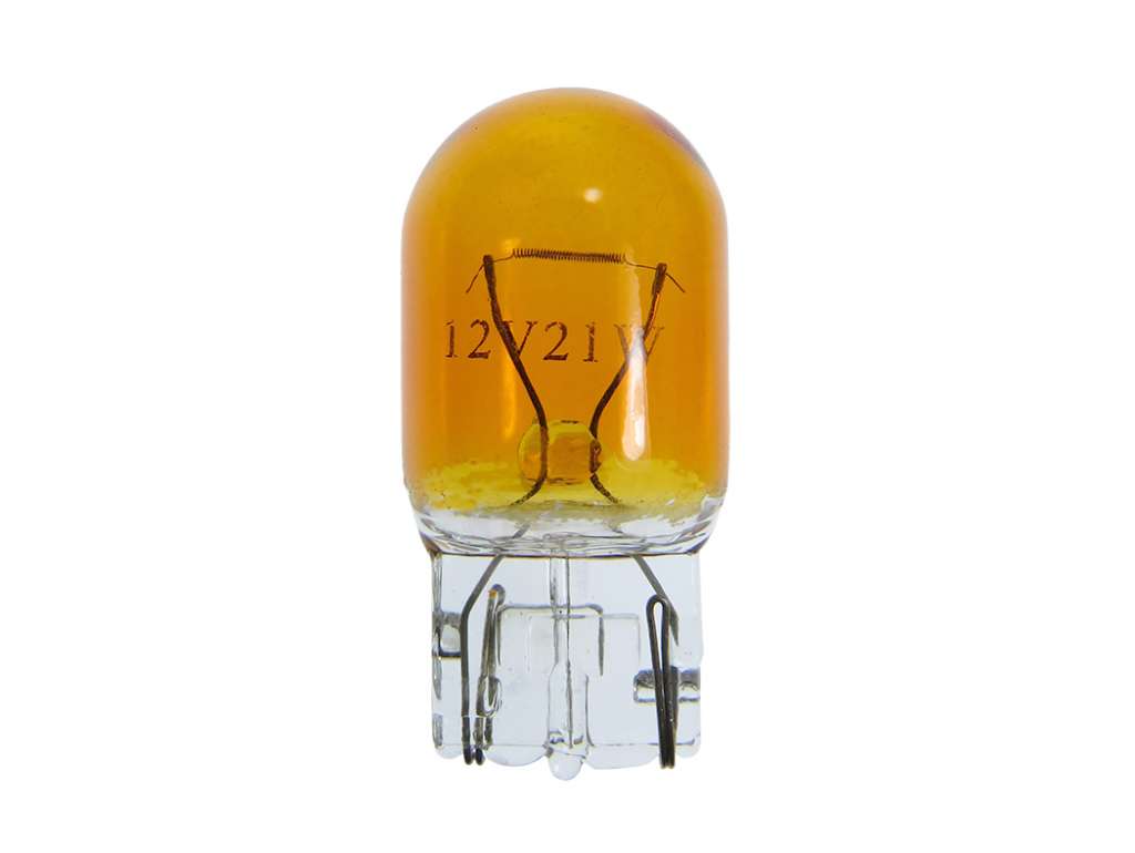 LAMPARA 12V. 21W C/IMPRESO GRANDE AMBAR