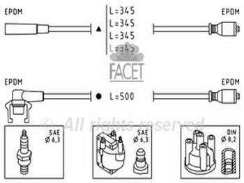 CABLE BUJIA JUEGO VO 340/360