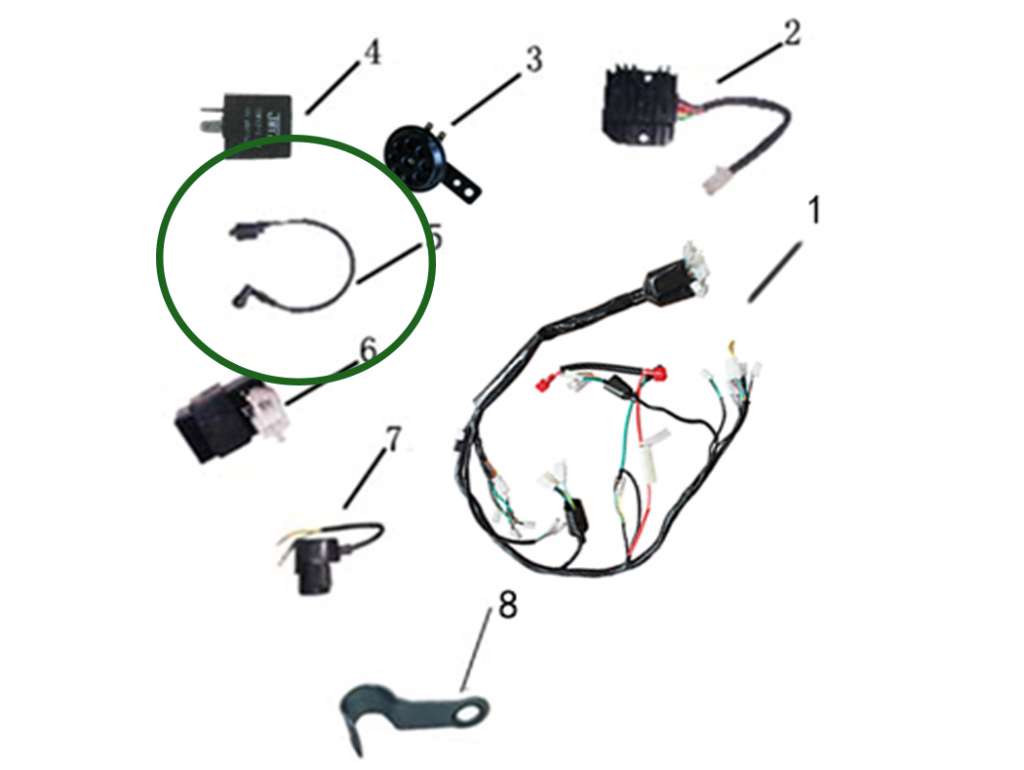 CABLE ACELERADOR SK200GY5-ENDURO-YUMBO DAKAR COMPLETO