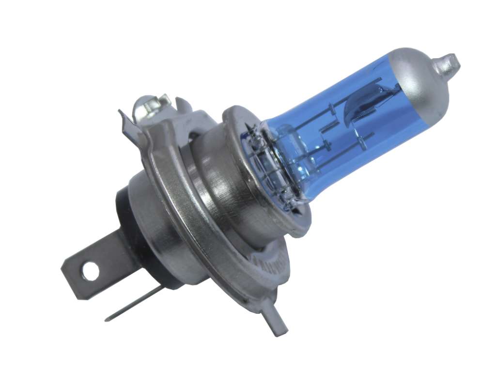LAMPARA HALOGENA 12V/35W/35W H4 AZUL