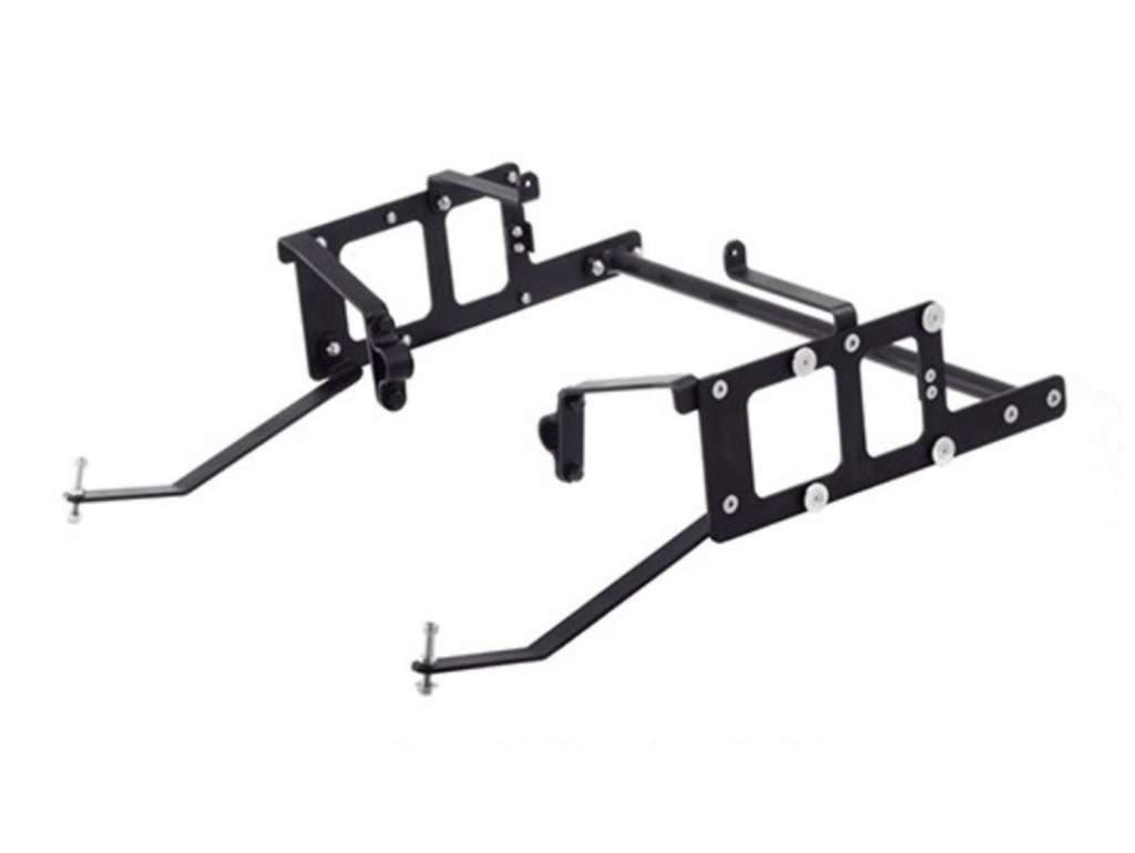 SOPORTE CAJA LATERAL ALUMINIO NEGRO F800 GS 07/