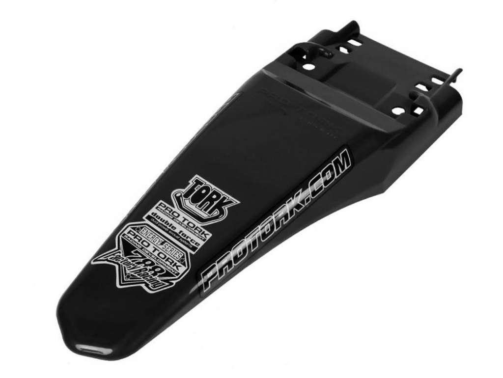 GUARDABARRO TRASERO UNIVERSAL MX2 NEGRO