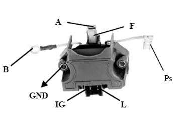 REGULADOR ALTERNADOR P-RHONE CI AX/C15/PE 205/405/RE18 12V.