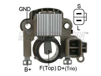 REGULADOR ALTERNADOR MITSUBISHI PLACA RM116